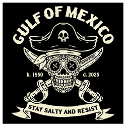 magnet - 2" squared [ gulf of mexico ]