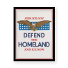 Framed Art - I.C.E Defend the Homeland